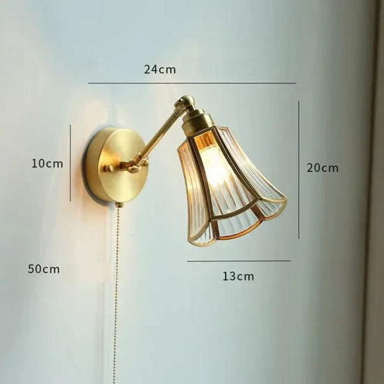 Applique Murale Nordique Élégante Design Minimaliste Led Verre 1 / 4W (Max100W) Chambre