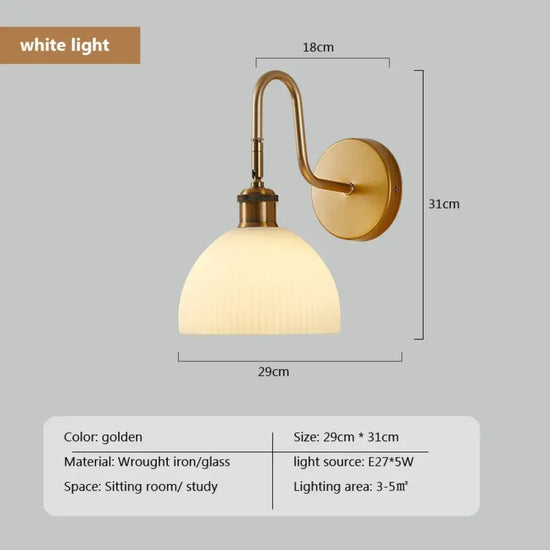 Applique Murale Nordique Élégante Design Minimaliste Lumière Blanche / Chine Sans Ampoule Chambre