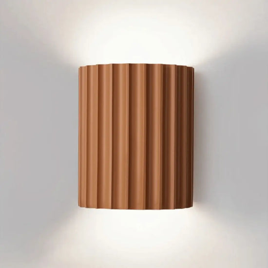 Applique Murale Nordique Élégante Design Minimaliste Orange Chambre
