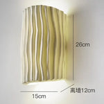 Applique Murale Nordique Élégante Et Minimaliste. Blanc Chambre
