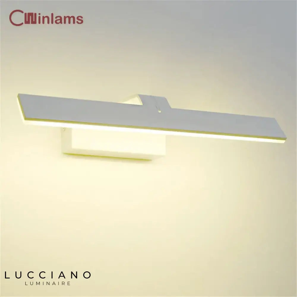 Applique Murale Nordique Élégante Minimaliste Luminaire Blanc / Blanc Froid (5500-7000K) 9W 42Cm