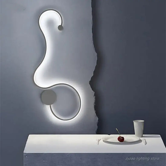Applique Murale Nordique Élégante Minimaliste Sobre. Chambre