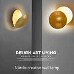 Applique Murale Nordique Lune Design Élégant Minimaliste Chambre