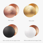 Applique Murale Nordique Lune Design Élégant Minimaliste Chambre