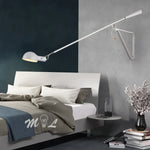 Applique Murale Nordique Minimaliste Lumineux Rotatif Élégant Chambre