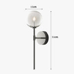 Applique Murale Nordique Minimaliste Vintage Transparente Chambre