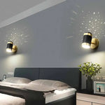 Applique Murale Nordique Style Étoiles Rotative. Chambre