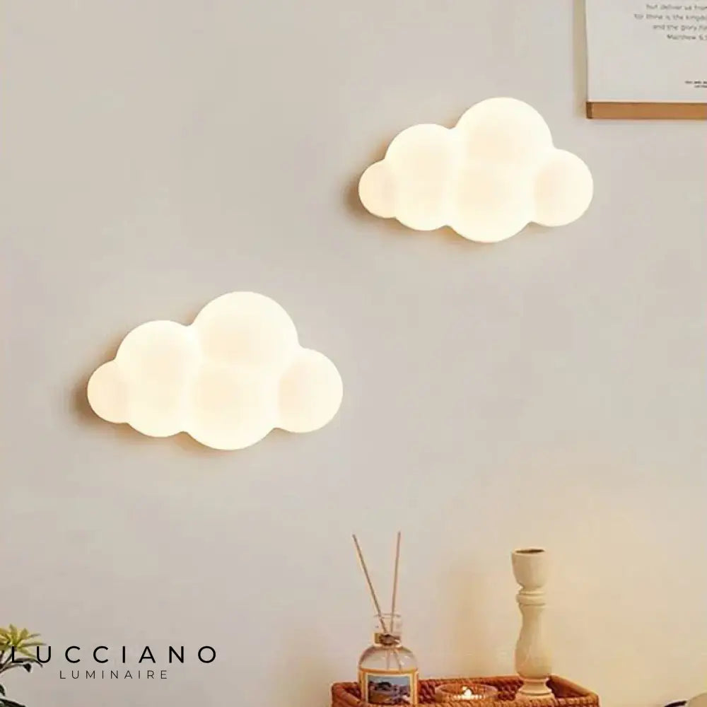 Applique Murale Nuage Étoiles Décoration Lumineuse Chambre