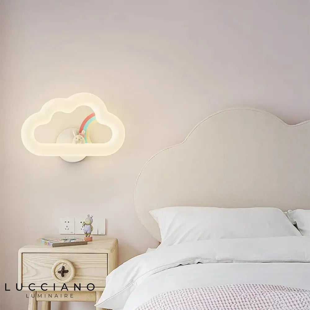 Applique Murale Nuage Lumineux Décoration Enfantine Chambre