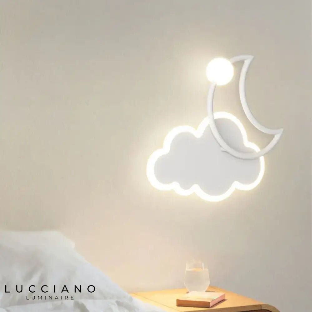 Applique Murale Nuage Lumineux Design Enfantin Tendance Chambre