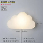 Applique Murale Nuage Lumineux Doux Enfantin. Ae Lampe 3 Couleurs Chambre