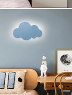 Applique murale nuage rose