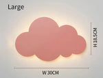 Applique murale nuage rose