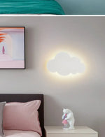 Applique murale nuage rose