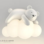 Applique Murale Ours Polaire Blanc Doux Design Chambre