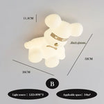 Applique Murale Ours Scandinave Minimaliste Design. B / 3 Températures De Couleur Chambre