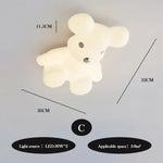 Applique Murale Ours Scandinave Minimaliste Design. C / 3 Températures De Couleur Chambre