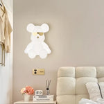 Applique Murale Ours Scandinave Minimaliste Design. Chambre