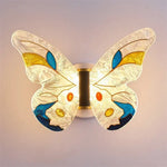 Applique Murale Papillon Scandinave Élégante Unique. Interrupteur À Corde Sans Tirage /