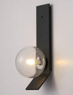 Applique Murale Postmoderne: Sculpture Lumineuse Minimaliste. Abat-Jour Bulle 1 Chambre