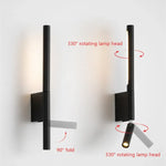Applique Murale Réglable Design Pivotante Led Minimaliste Nordique Chambre