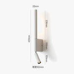 Applique Murale Réglable Design Pivotante Led Minimaliste Nordique Chambre