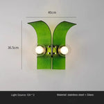 Applique Murale Rétro Luminaire Vintage Chic. Vert / Blanc Chaud (2700-3500K) Chambre