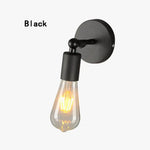 Applique Murale Rétro Style Loft Métal Brossé Chambre