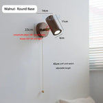 Applique Murale Rétro Style Minimaliste Vintage Base Ronde 1 / Lumière Blanche Chambre