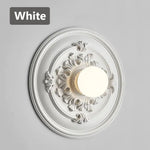 Applique Murale Ronde Art Déco Verre Élégant Blanc / Chaud (2700-3500K) Chambre