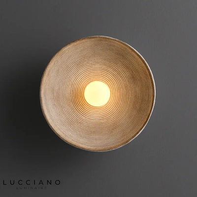 Ronde design wandlamp