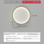 Applique Murale Ronde Élégante Usb Design Minimaliste Blanc-Tricolore Clair / Ca 110 V Chambre