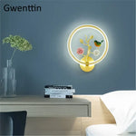 Applique Murale Ronde Lumineux Design Nature Applique Chambre