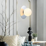 Applique Murale Ronde Scandinave Lumineuse Design. Chambre