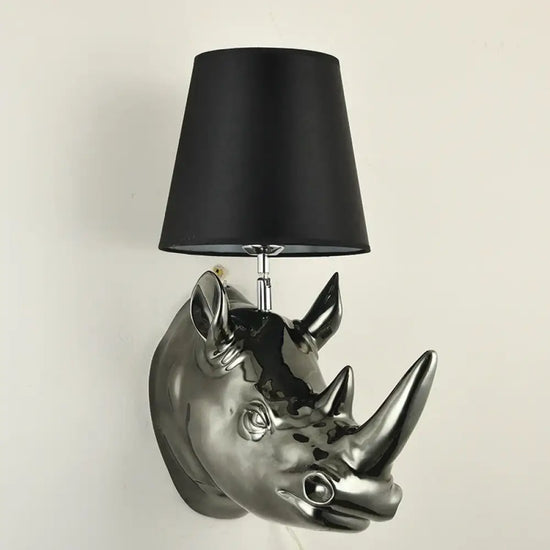Applique Murale Rustique Bois Métal Vintage. Noir B / Grande Taille Chambre