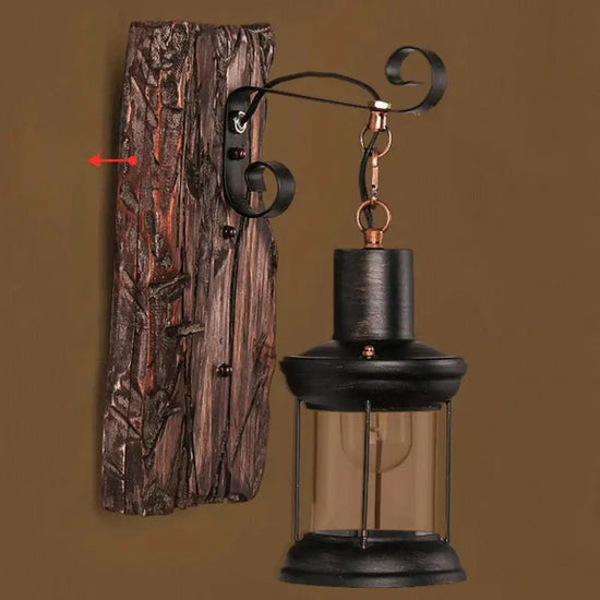 Bougeoir Décoratif En Bois Sculpté à La Main - Applique Murale Rustique Vintage Pour Salon Et Chambre