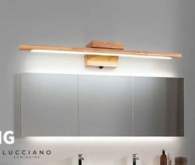 Wooden Bathroom Wall Light