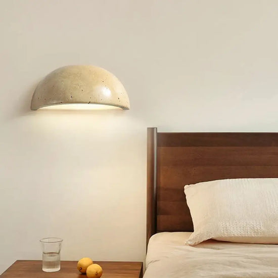 Applique Murale Semi-Circulaire Design Nordique Minimaliste Chambre