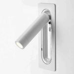 Applique Murale Spot Led Design Contemporain Inclinable Blanc Chambre