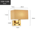 Applique Murale Usb Avec Interrupteur Identique À La Photo 11 / Blanc Chaud (2700-3500K) | 6-10W