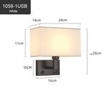 Applique Murale Usb Avec Interrupteur Identique À La Photo 6 / Blanc Chaud (2700-3500K) | 6-10W