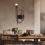 Applique Murale Vintage Design Metal Rustique. Chambre