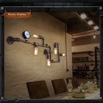 Applique Murale Vintage Éclat Steampunk Métal Chambre