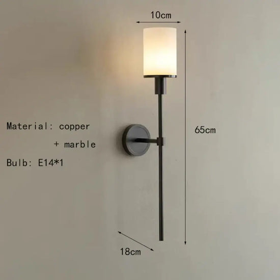 Applique Murale Vintage Élégante Et Intemporelle Noir / Lumière Chaude Chambre