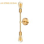 Applique Murale Vintage Élégante Rétro Lumière Or St64G Chambre