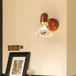 Applique Murale Vintage En Bois Chaleureux Et Authentique Chambre