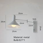 Applique Murale Vintage Luminaire Design Industriel Blanc-Pas De Prise / Blanc Froid (5 500-7 000