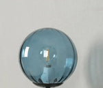 Applique Nordique Élégante Et Design Minimaliste Bleu Doré Murale Chambre