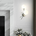 Applique Post-Moderne Design Élégant Verre Lumineux. Murale Chambre