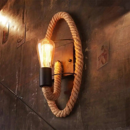 Applique Rustique Vintage Avec Corde Murale Chambre
